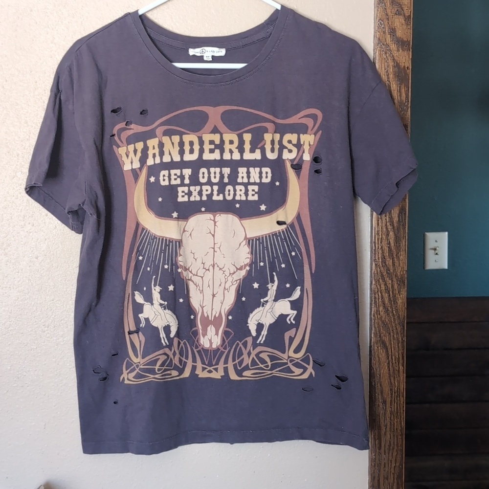 Love And Lazy Days Western Rodeo Graphic T-shirt